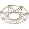 Ekena Millwork Guardian Wood Fretwork Pierced Ceiling Medallion, Hickory, 32"OD x 12 1/2"ID x 3/8"T CMWP32X32X0375GDHI - alternate 5
